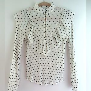 Zara bow blouse